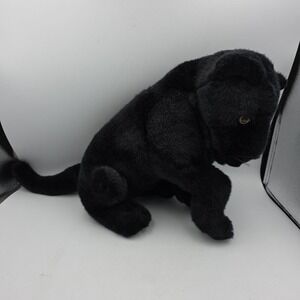 Vtg America Wego Black Panther Cub Wild Jaguar Plush Stuffed Toy 15"